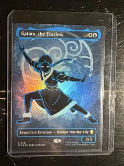 Katara, the Fearless (Borderless Battle Pose) Avatar: The Last Airbender Foil - Image 1