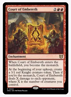 Court of Embereth Commander: Wilds of Eldraine Regular - Image 1
