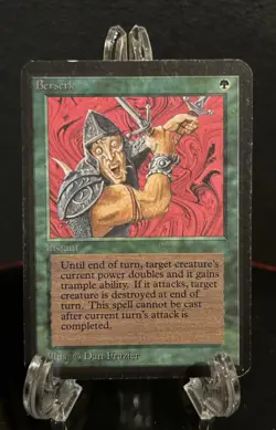 MTG Berserk Alpha Regular Uncommon Vintage Magic the Gathering Played Inked HP - Image 1