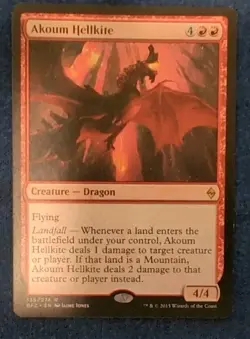 Akoum Hellkite NM [Battle for Zendikar BFZ] MTG English regular - Image 1