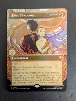 Fated Firepower (Showcase) Avatar: The Last Airbender Foil NM - Image 1