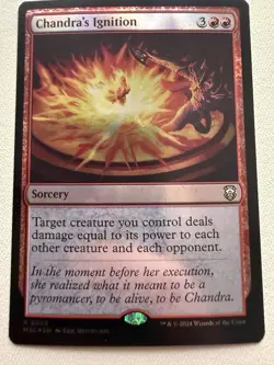 Chandra’s Ignition FOIL - MTG NM Burn Finisher (M3C Ripple Foil) - Image 1