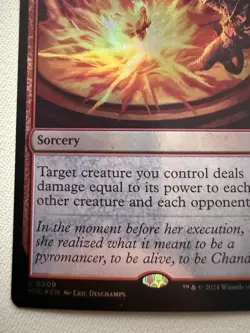 Chandra’s Ignition FOIL - MTG NM Burn Finisher (M3C Ripple Foil) - Image 5