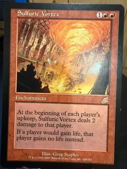 MTG Magic the Gathering Scourge Sulfuric Vortex - Image 1