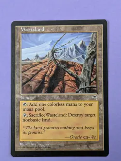 MTG Magic The Gathering: Tempest: Wasteland Uncommon - NM - Image 1