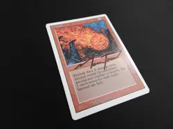 Fireball Signed LP/MP [Revised Edition] #2 Mtg Magic Free Tracking! - Image 2