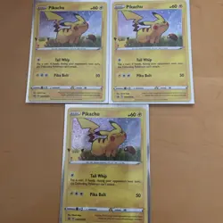 Pokemon TCG General Mills 25th Anniversary Pikachu #SWSH039 Black Star Promo - Image 1