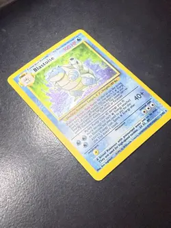1999 Pokemon Blastoise 2/102 Base Set Unlimited Holo Vintage - NM - Image 3
