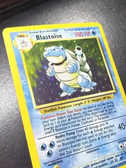 1999 Pokemon Blastoise 2/102 Base Set Unlimited Holo Vintage - NM - Image 4