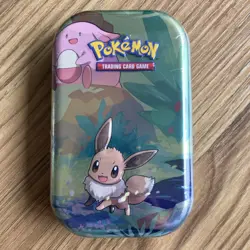 Pokemon TCG Kanto Friends Mini Tin Eevee New Sealed - Image 1