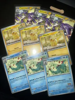 Pokemon illustration Contest 2024 Lot Of 3 Pikachu Feraligatr & Toxtricity - Image 1