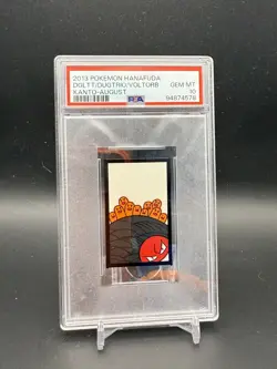 2013 POKEMON HANAFUDA KANTO AUGUST DIGLETT/DUGTRIO/VOLTORB PSA 10 - Image 1
