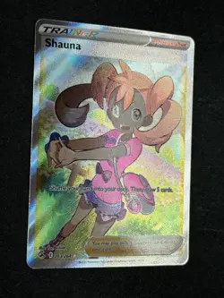 Shauna 263/264 Full Art Trainer Fusion Strike Ultra Rare Pokemon TCG NM/MINT - Image 4