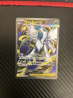 Mega Absol ex 2025 Pokemon TCG Mega Evolution #161/132 Ultra Rare Full Art NM - Image 1