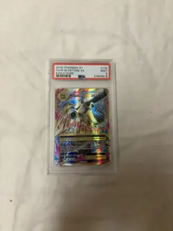 2016 POKEMON XY EVOLUTIONS #102/108 MEGA BLASTOISE PSA 9 - Image 1