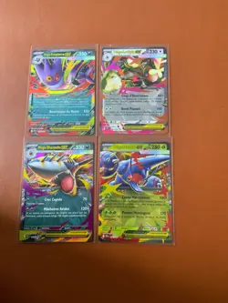 cartes Pokemon Lot de 4 cartes MEGA EX FLAMMES FANTASMAGORIQUES - Image 1