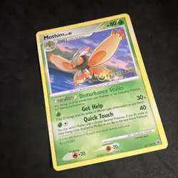 2008 Pokemon Mothim Lv. 41 42/100 Prerelease Majestic Dawn Uncommon Near Mint - Image 5
