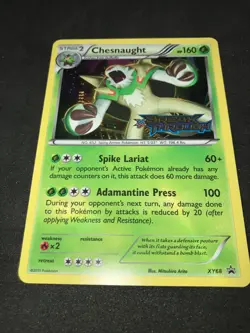 2015 Pokemon TCG : XY BREAK THROUGH PROMO CHESNAUGHT XY68 PRERELEASE HOLO NM - Image 5