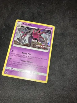 2017 Pokemon Salazzle SM73 Prerelease Promo Sun & Moon Pokemon NM - Image 2