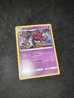 2017 Pokemon Salazzle SM73 Prerelease Promo Sun & Moon Pokemon NM - Image 3