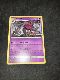 2017 Pokemon Salazzle SM73 Prerelease Promo Sun & Moon Pokemon NM - Image 4