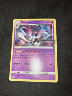 2018 Pokemon Malamar SM117 (Prerelease Promo) Forbidden Light- NM/Near Mint - Image 1
