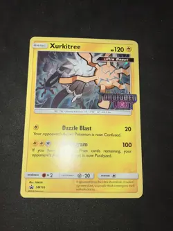 2018 Pokemon Xurkitree SM116 (Prerelease Promo) Forbidden Light- NM/Near Mint - Image 1