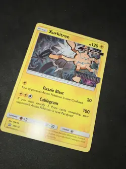 2018 Pokemon Xurkitree SM116 (Prerelease Promo) Forbidden Light- NM/Near Mint - Image 2