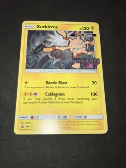 2018 Pokemon Xurkitree SM116 (Prerelease Promo) Forbidden Light- NM/Near Mint - Image 4