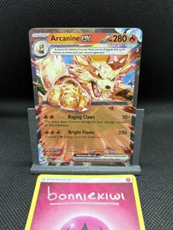 Arcanine EX #32/198 - Scarlet & Violet Base Set - Ultra Rare - Near Mint Pokemon - Image 3
