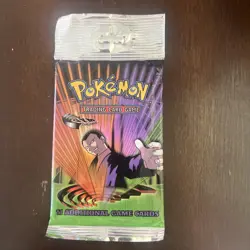 Pokemon gym challenge Unlimited sealed booster pack Giovanni art vintage - Image 1