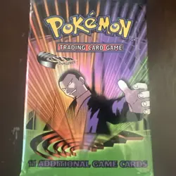 Pokemon gym challenge Unlimited sealed booster pack Giovanni art vintage - Image 2