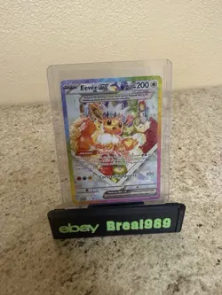 EEVEE EX 2025 POKEMON SCARLET & VIOLET BLACK STAR PROMO #174 Q4841 - Image 1