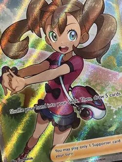 2021 Pokemon SWSH Fusion Strike Shauna Full Art Trainer #263/264 - Image 3