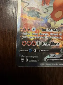 Charizard V - 154/172 - Pokemon Brilliant Stars Sword Shield Alternate Art NM - Image 2