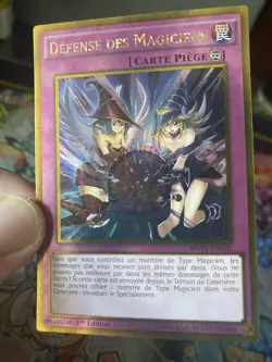 Carte Yu-gi-oh Defense Des Magiciens MVP1-FRG28 1st Gold Rare Francais Occasion - Image 3