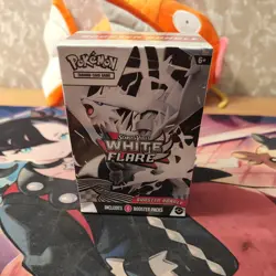 Pokemon Trading Card Game Scarlet and Violet White Flare 6 Booster Pack Bundle - Image 1