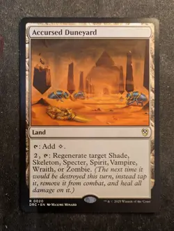 Accursed Duneyard - Commander: Aetherdrift (MTG) - Image 1