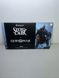 Magic The Gathering Secret Lair God of War Norse Traditional Foil #1 - Image 1