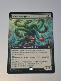 Mossborn Hydra (Extended Art) Foundations Regular - Image 1