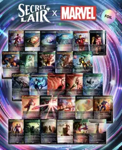 MTG Magic The Gathering Secret Lair: Marvel - Astonishing FOIL Bundle - PREORDER - Image 1