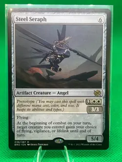 MTG Steel Seraph The Brothers' War 038/287 Regular Rare - Image 1