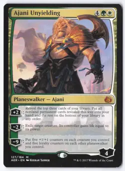 Ajani Unyielding M Aether Revolt 127 LP - Image 1