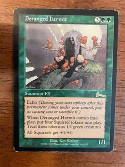 Deranged Hermit Urzas Legacy MP Rare Reserve List MAGIC MTG CARD - Image 1