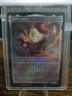 NM Regular Foil The Legend Of Roku #145 Avatar The Last Airbender MTG W/ Token - Image 2