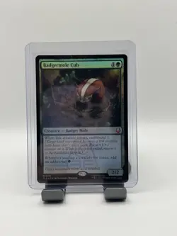 MTG, Badgermole Cub FOIL 167 NM Avatar the Last Airbender TLA - Image 1