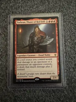 Torbran, Thane of Red Fell 147/269 Non Foil Rare Throne of Eldraine MTG NM - Image 1