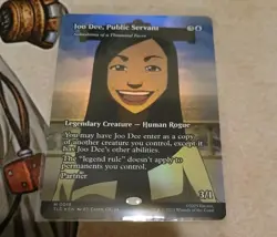 Joo Dee , Public Servant Borderless FOIL Avatar Pack Fresh MTG MINT - Image 1
