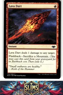 Magic the Gathering MTG Modern Horizons Lava Dart #134 Buy 2 Get 1 - Image 1