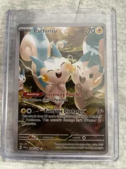 Pokemon TCG SV01 Scarlet & Violet Base Set Holo Card Pachirisu 208/198 - Image 1